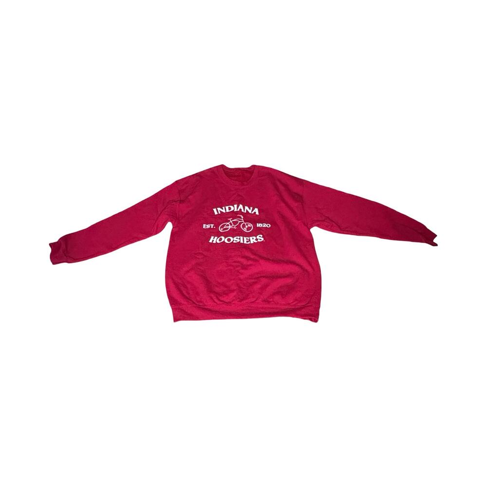 Vintage Indiana Hoosiers Crimson Crewneck Sweatshirt - Mens Size L